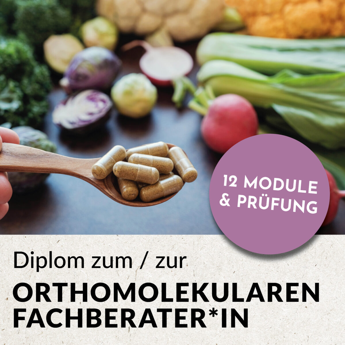 Diplom zum / zur orthomolekularen Fachberater*in