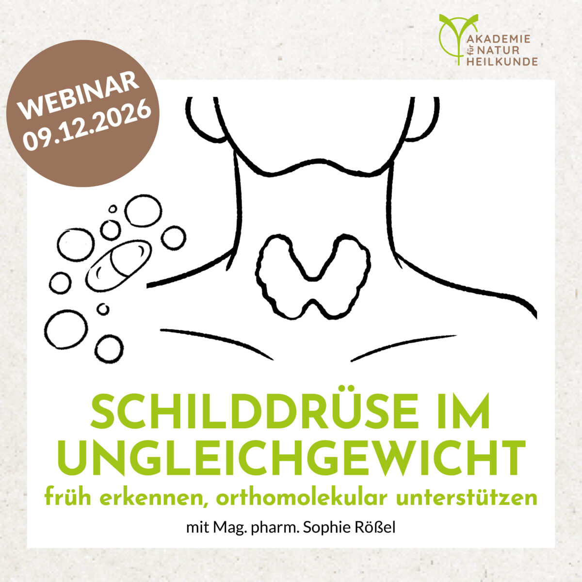 Schilddrüse im Ungleichgewicht – früh erkennen, orthomolekular unterstützen
